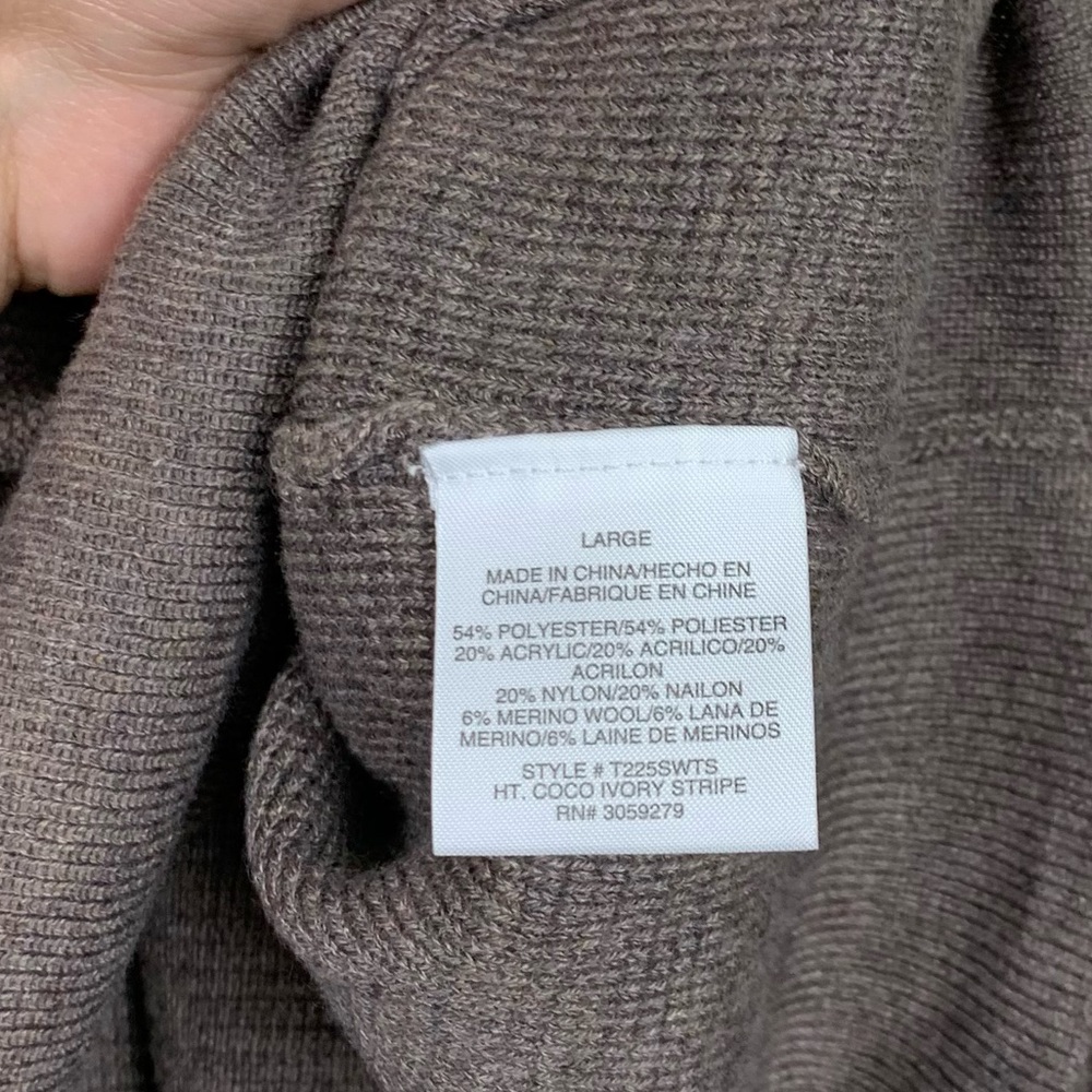 Thread & Supply Brown Striped Comfy James Top NWT - Picture 6 of 7